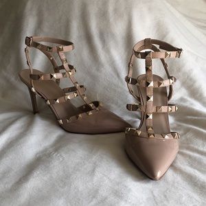 Studded Stiletto Heels
